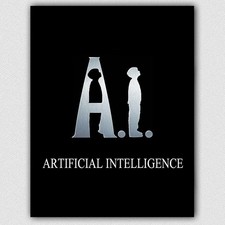 Listing image for METAL POSTER A.I. Artificial Intelligence SIGN PLAQUE Film Movie A6 A5 A4 A3