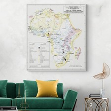 Listing image for Energy Map of Africa – Oil, Gas Hydroelectric Solar Wind Pipelines & Power Grids